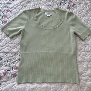 LOFT Light Green Women's Blouse